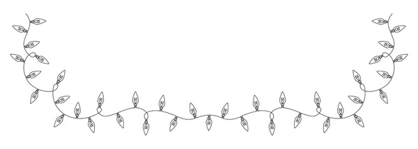 Thousand christmas lights drawing royalty