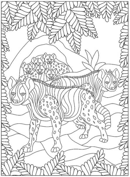 Hyena drawings for sale