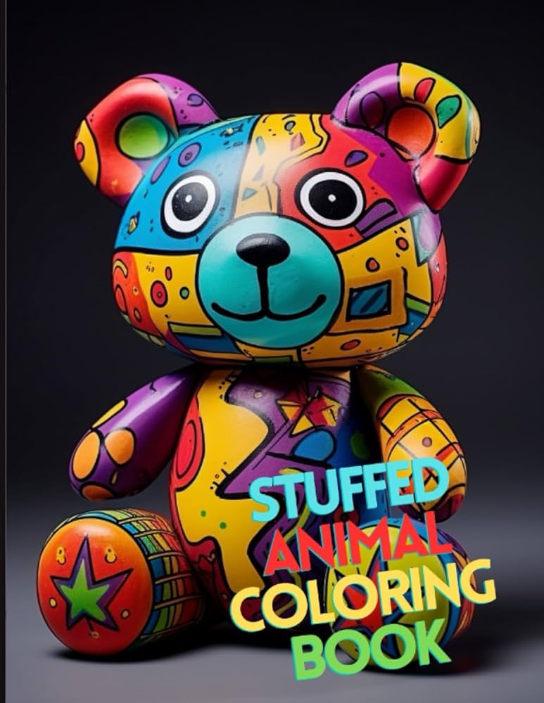 Stuffed animal coloring book hansen james e books