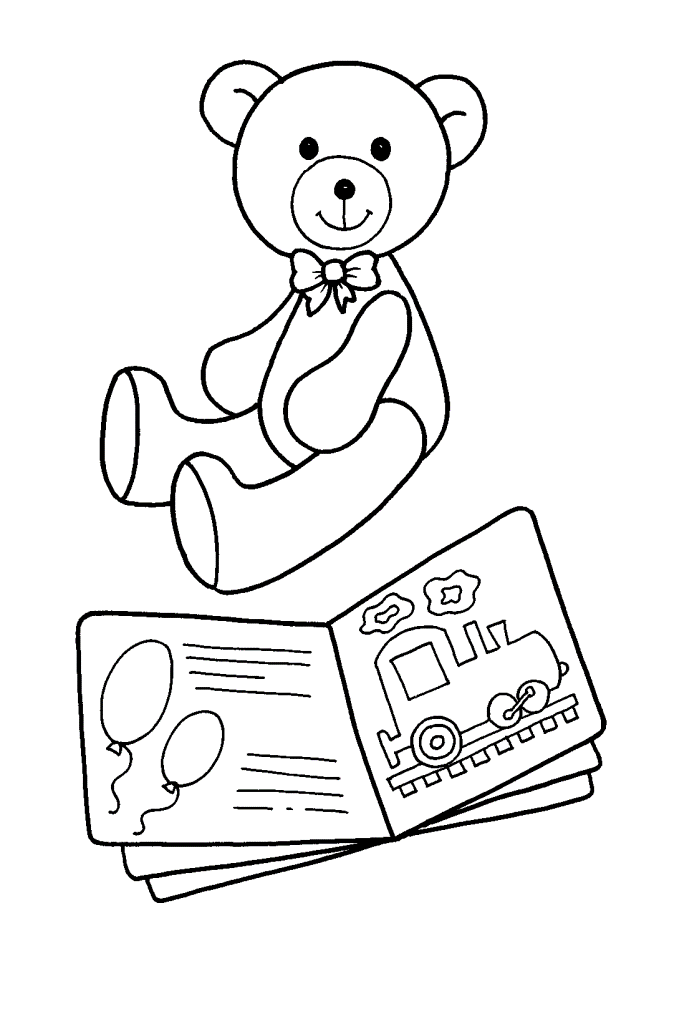 Toys coloring pages