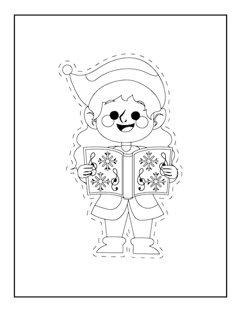 Page coloring christmas pages printable images