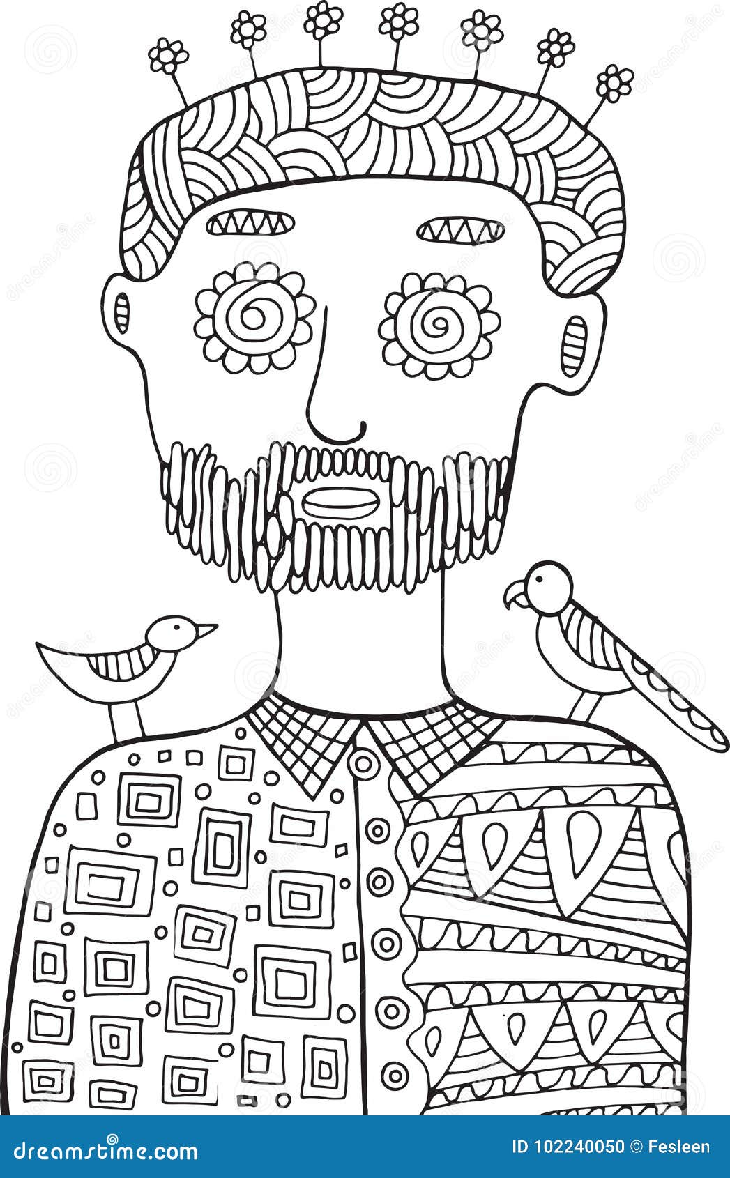 Barber coloring page stock illustrations â barber coloring page stock illustrations vectors clipart