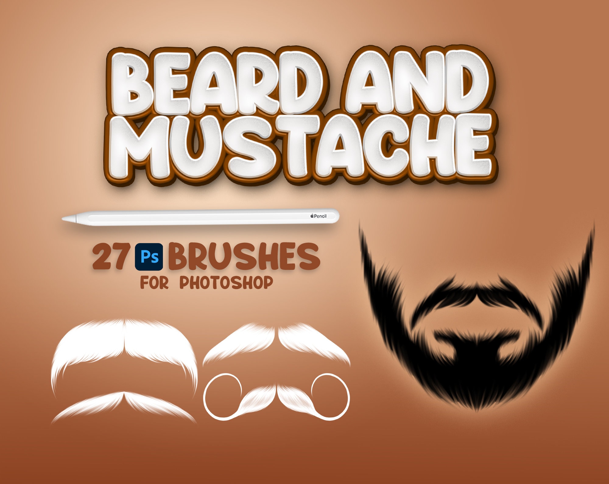 Beard coloring page