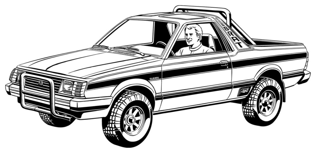 Subaru brat from metboy showroom another one i bought for parts