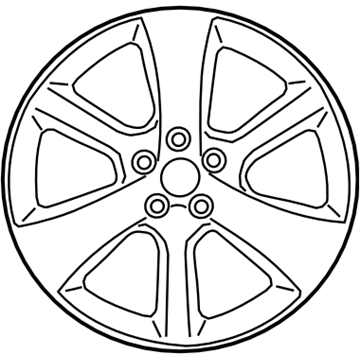 Aja genuine subaru aluminium disc wheel silver