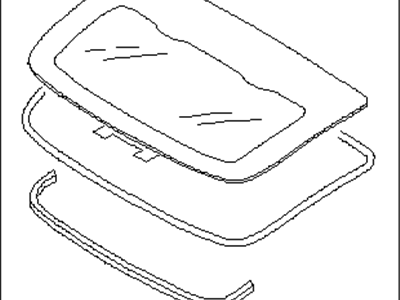 Aeb genuine subaru sunroof moon roof assembly