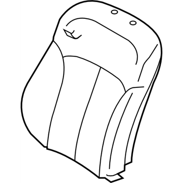 Ajbwj genuine subaru front seat back rest cover plete