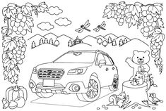 Subaru coloring pages ideas coloring pages for kids subaru coloring pages