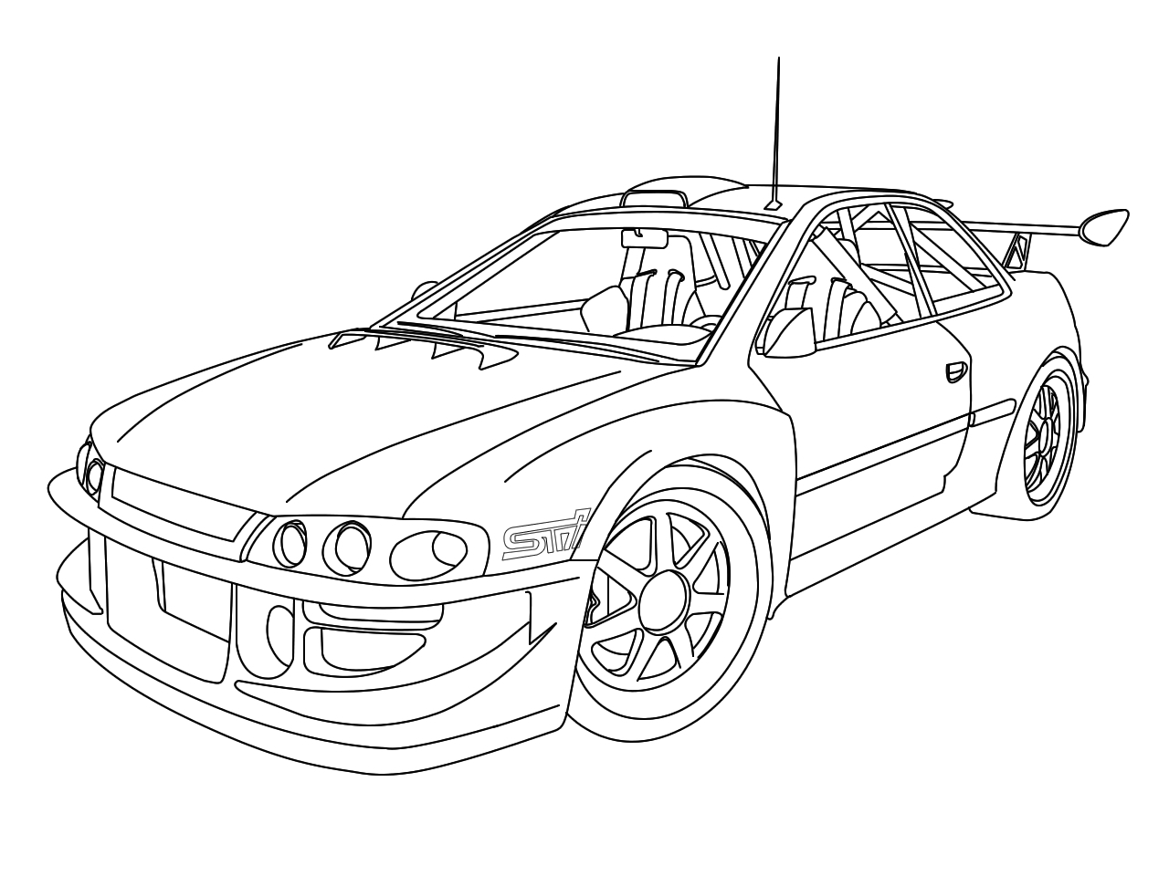 Subaru wrx custom vector by balthaser on
