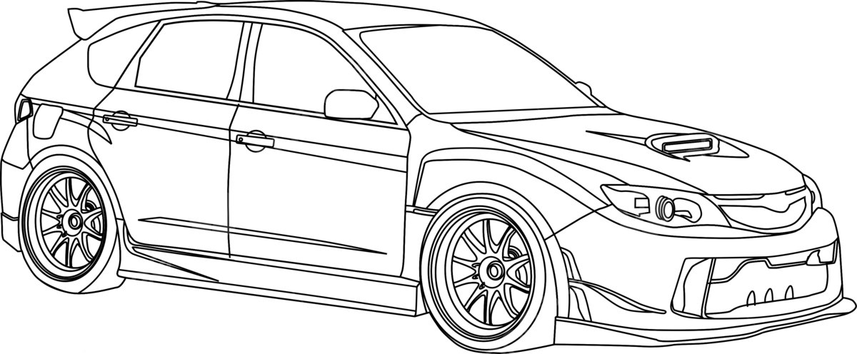Car line art png transparent images free download vector files