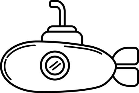 Submarine coloring page free printable coloring pages