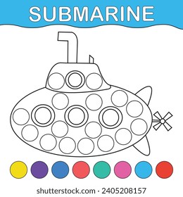 Submarine coloring pages images stock photos d objects vectors