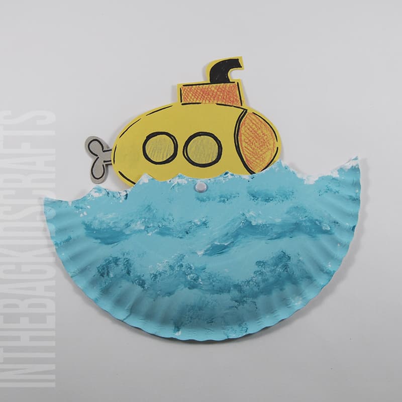 Easy paper plate submarine craft free template â in the bag kids crafts