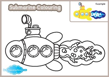 Make a submarine craft template by bens teaching resources tpt