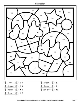 Subtraction up to