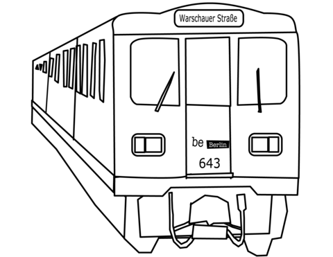 Berlin train coloring page free printable coloring pages