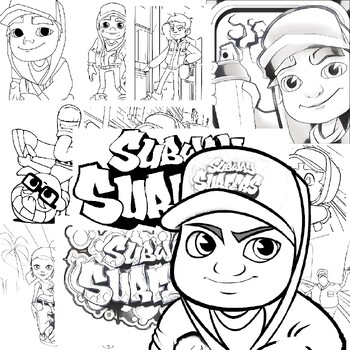 Subway surfers coloring page video game coloring pages images