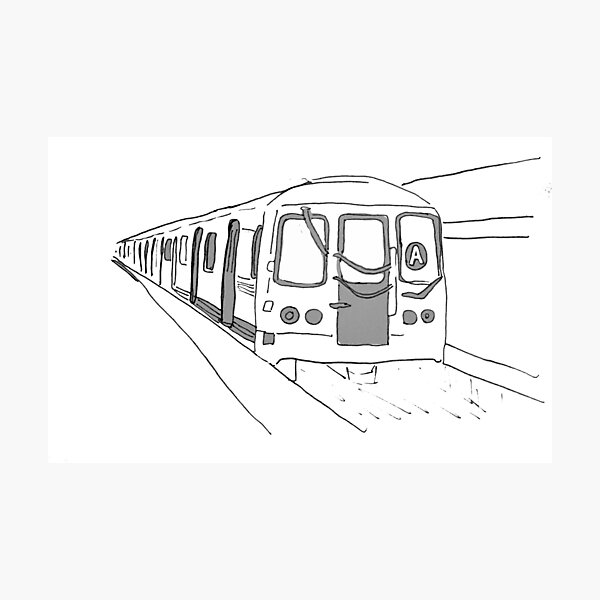 Nyc subway car photographic print for sale by sara pinsonault