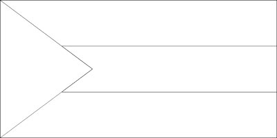 Coloring page for the flag of sudan
