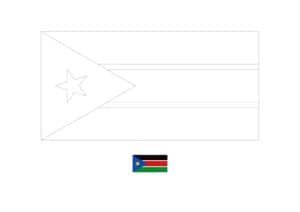 Africa flags coloring pages coloring sheets of national flags