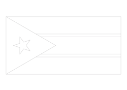 South sudan flag coloring