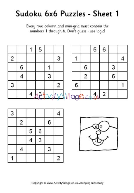 Sudoku x puzzle