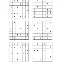 X sudoku puzzle for kids