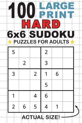 Large print hard x sudoku puzzles for adults only one puzzle per page pocket x size book by lauren dick