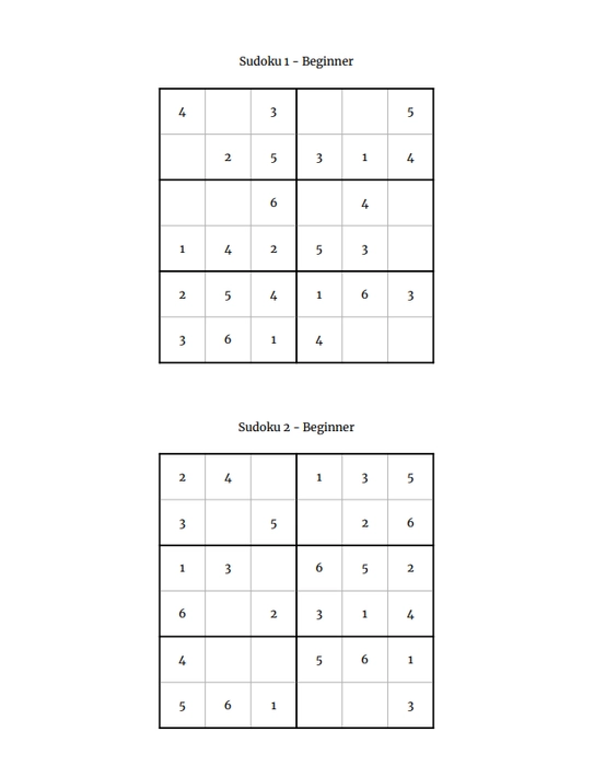 Introduction to sudoku