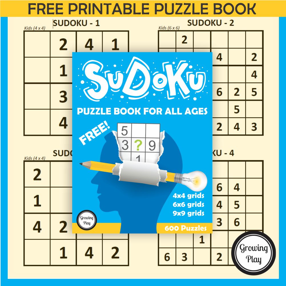 Sudoku for kids printable pdf