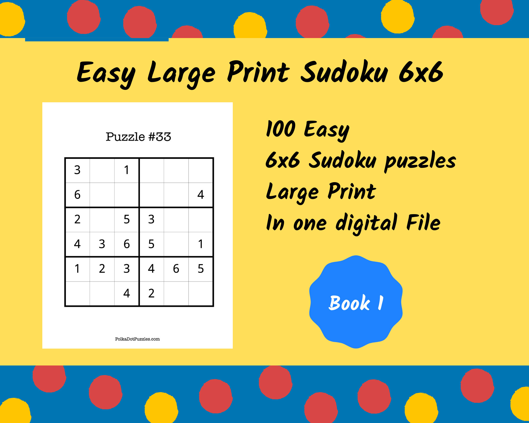 Easy sudoku large print puzzles x very easy and fun