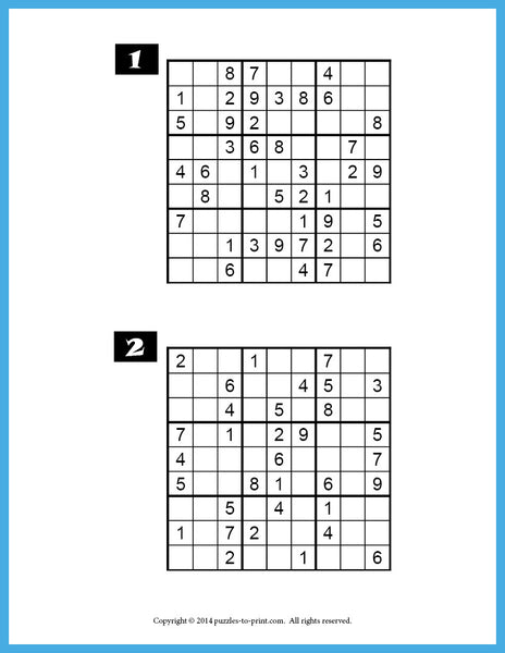 Easy sudoku for you