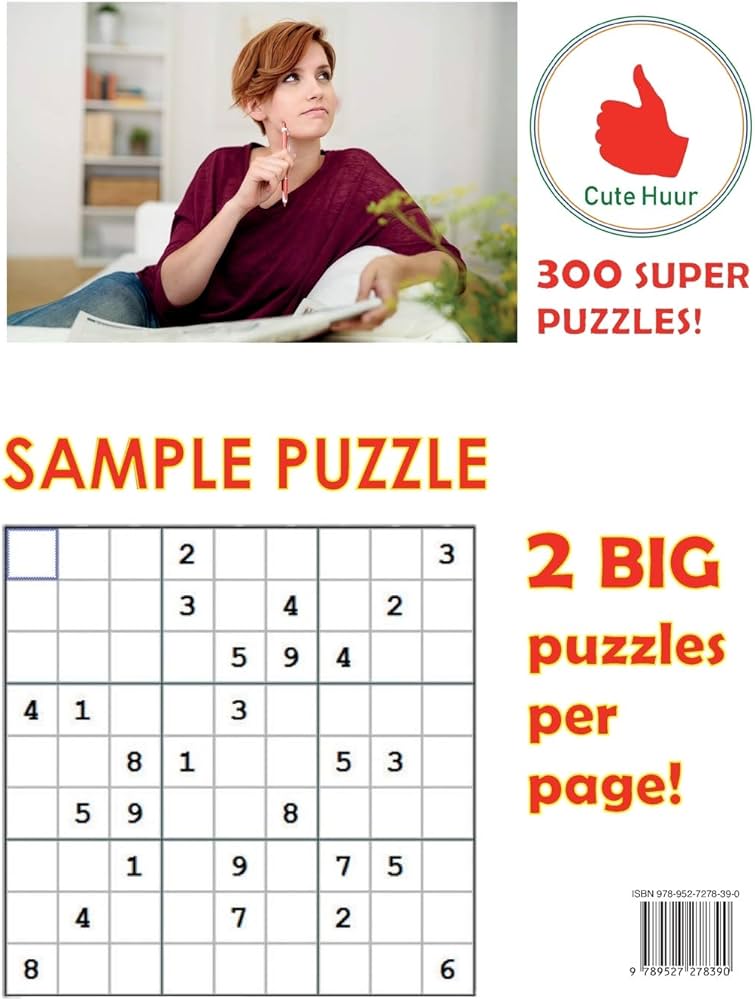 Huge print diabolical sudoku large print diabolical level sudoku puzzles with puzzles per page in a big x inch book extremely hard large print sudoku huur cute books