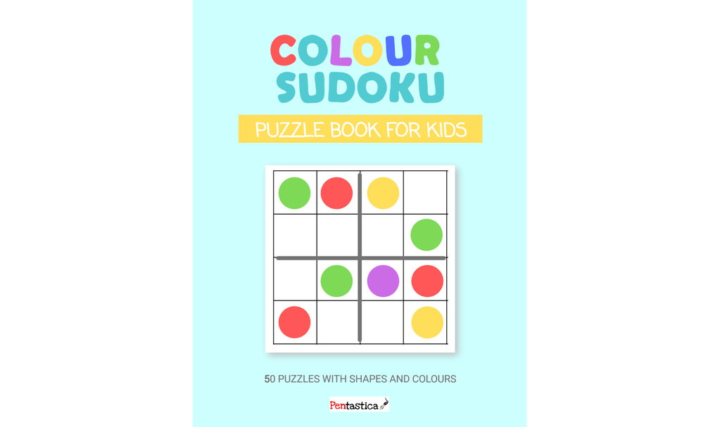 Colour sudoku puzzles for kids