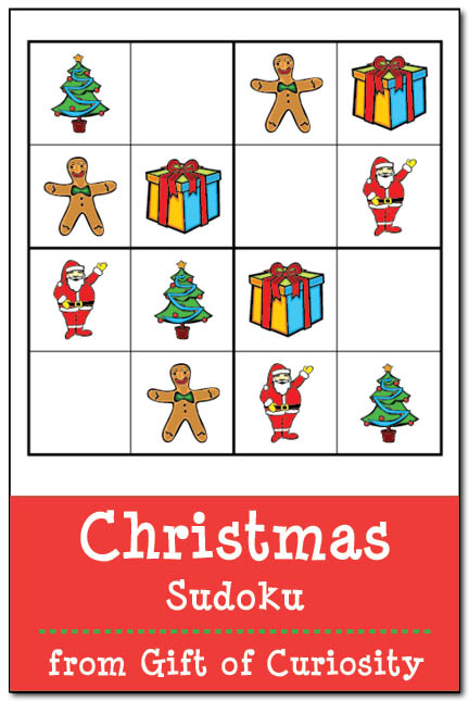 Christmas sudoku puzzles