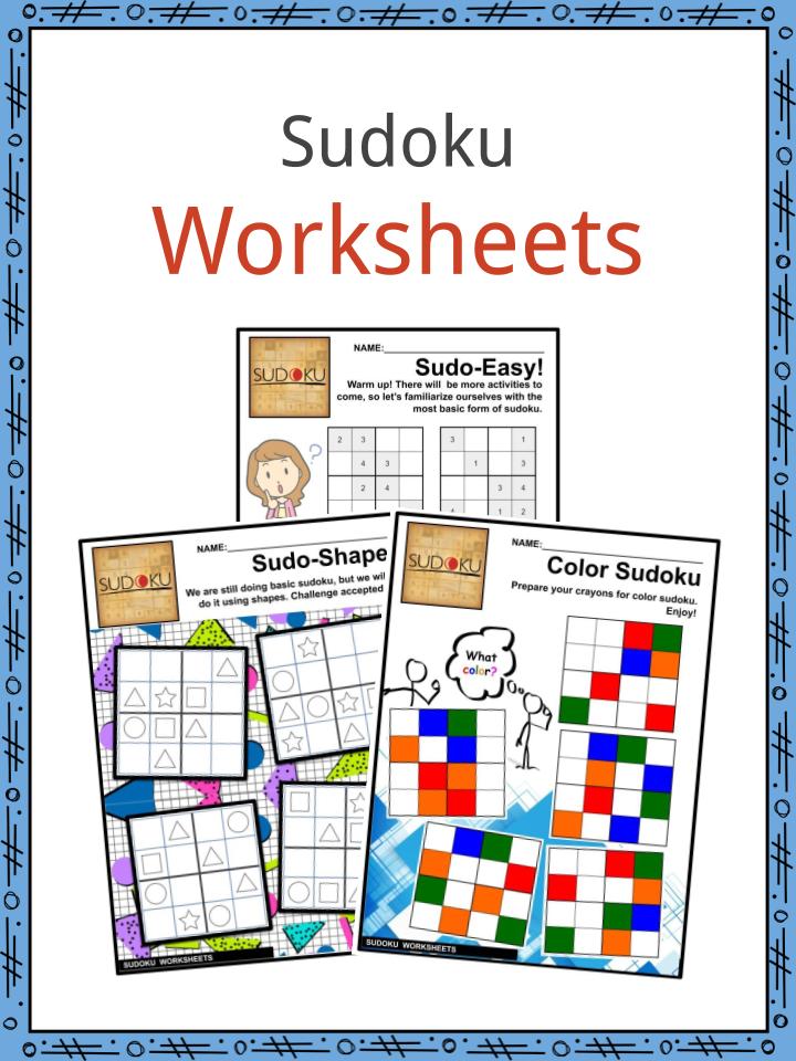Sudoku facts worksheets history strategy for kids