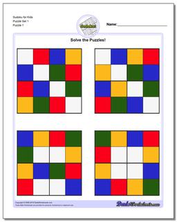 Printable sudoku puzzles