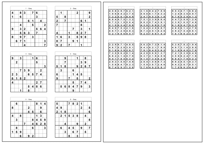 Make you x never been published sudoku puzzles and solutions by jimhardworker