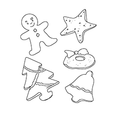 Yummy cookies coloring pages for your little ones