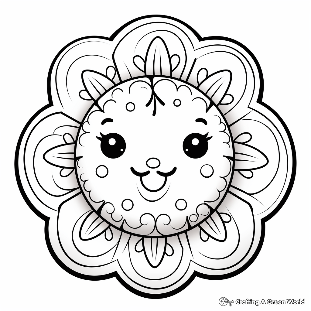 Cookie coloring pages