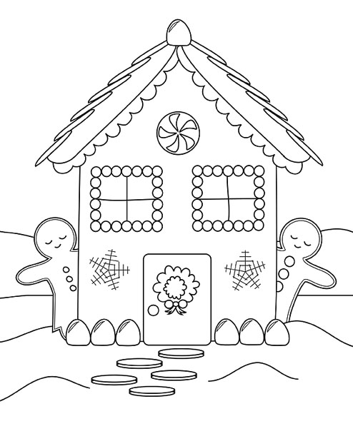 Cookie coloring pages