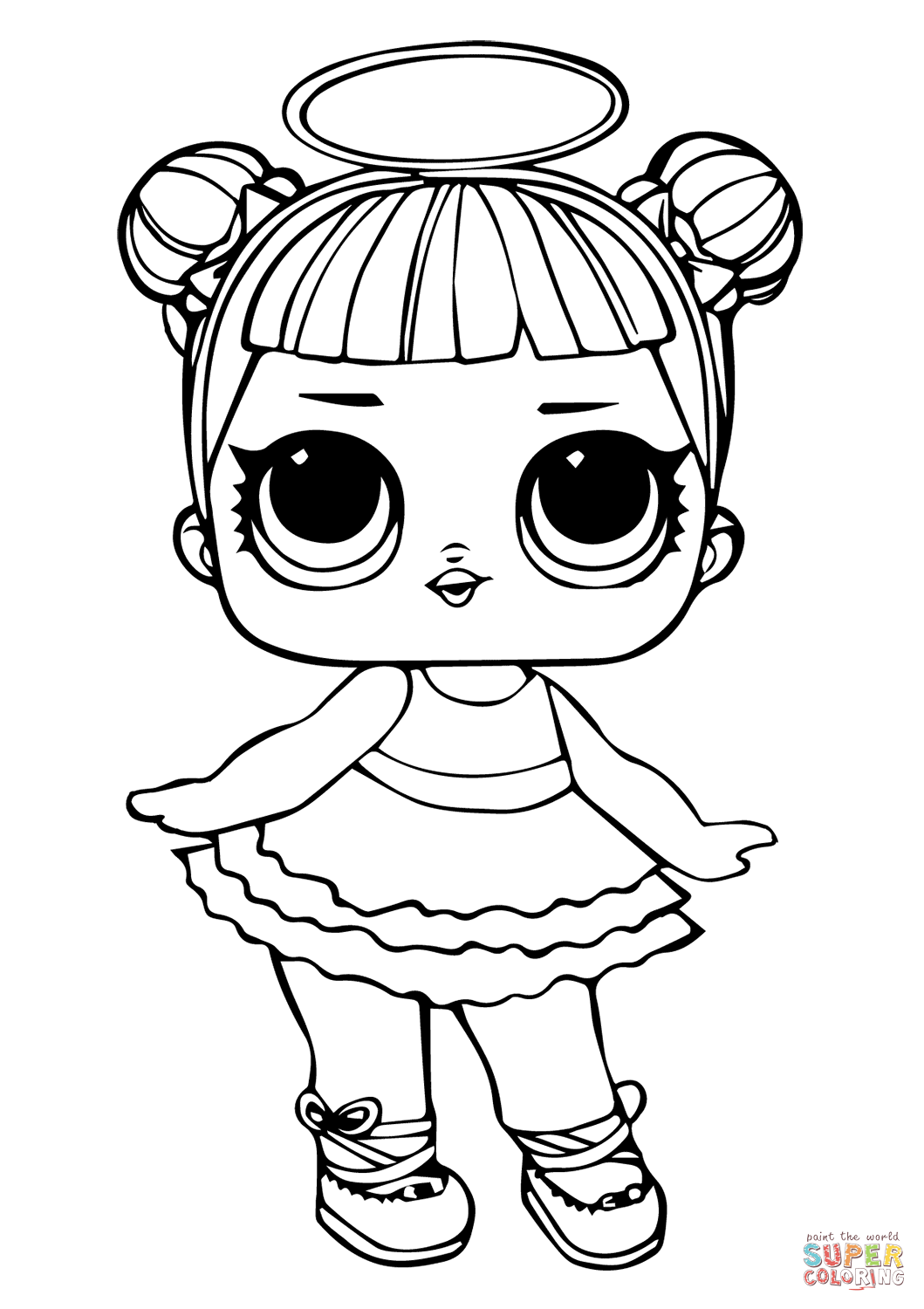 Lol doll sugar coloring page free printable coloring pages
