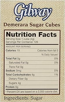 Gilway demerara sugar cubes ounces everything else