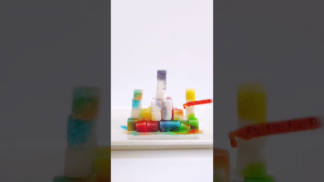 Sugar cube castles