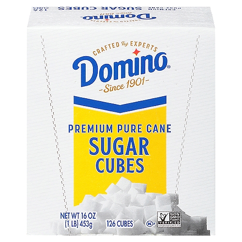 Domino premium pure cane sugar cubes count lb