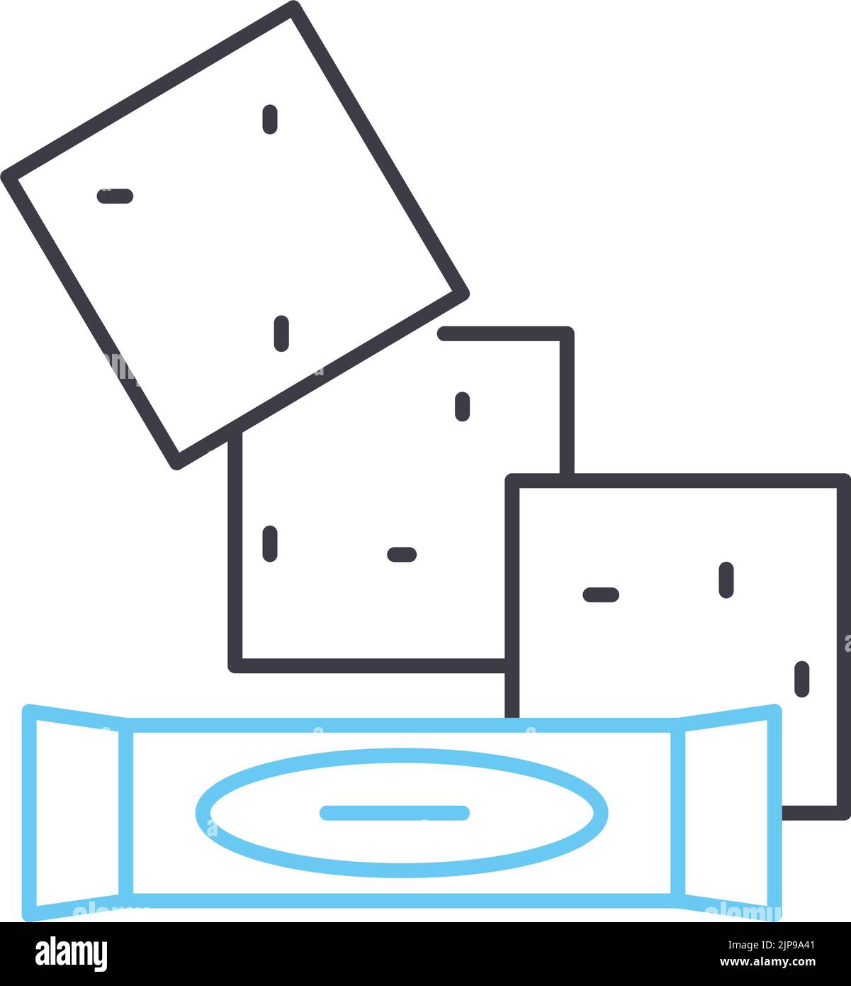 Bag of sugar illustration hi