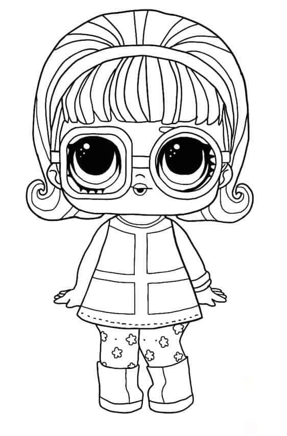 Lol surprise doll coloring pages