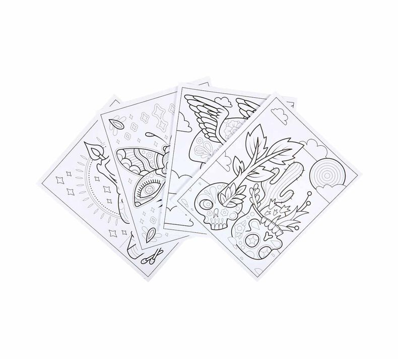 Sugar skulls coloring book for adults volume