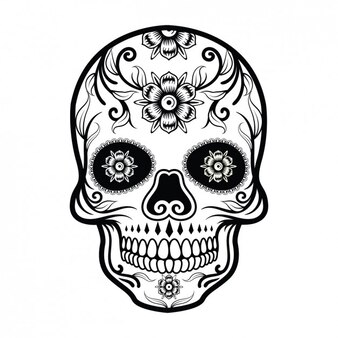 Page skull with mustache images