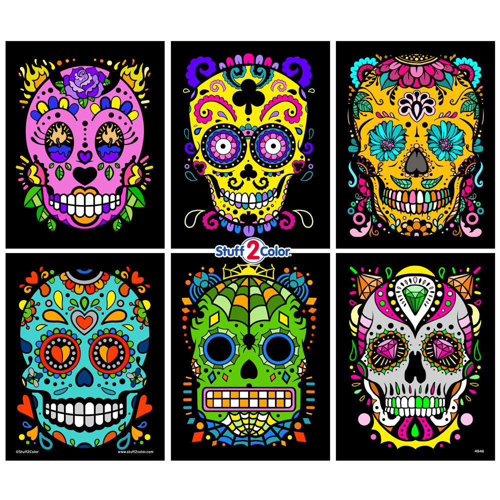 Day of the dead sugar skulls